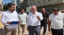 Başkan Büyükgöz sahadaki çalışmaları yerinde inceledi