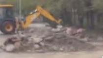 Gebze'de park duvarı çöktü!