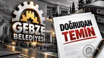 Gebze Belediyesi'nden doğrudan temin ile 1 milyon TL'lik araç kiralama